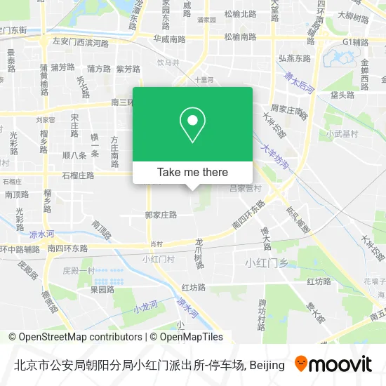 北京市公安局朝阳分局小红门派出所-停车场 map