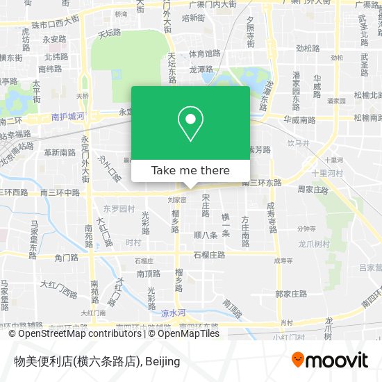 物美便利店(横六条路店) map