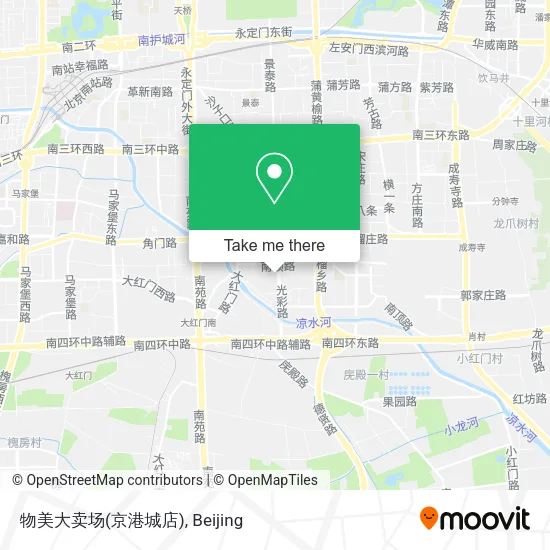 物美大卖场(京港城店) map