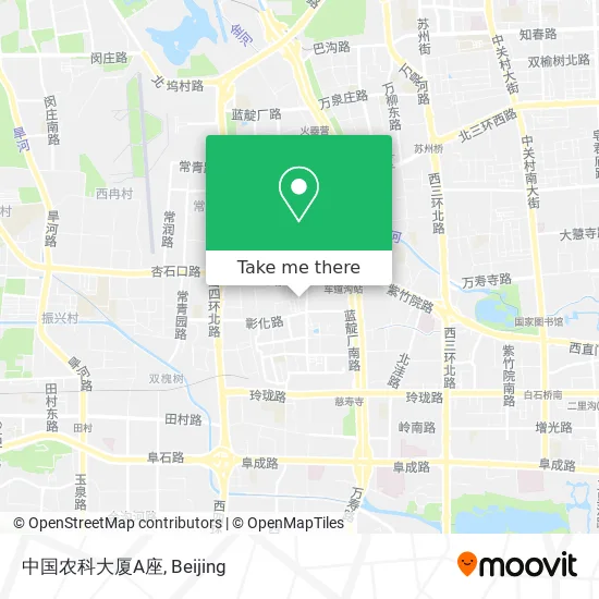 中国农科大厦A座 map