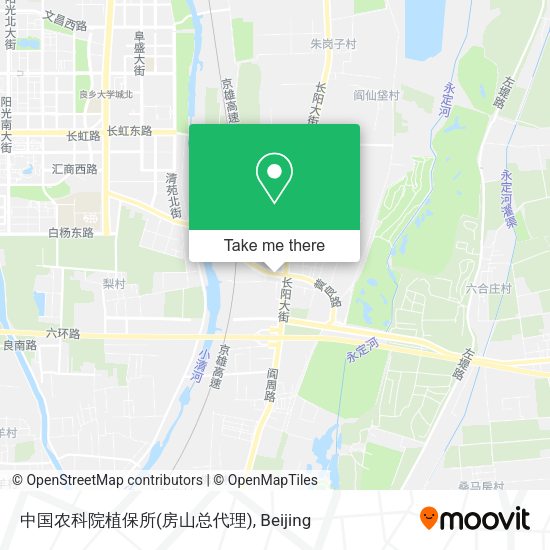 中国农科院植保所(房山总代理) map