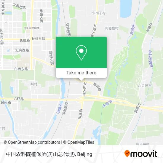 中国农科院植保所(房山总代理) map