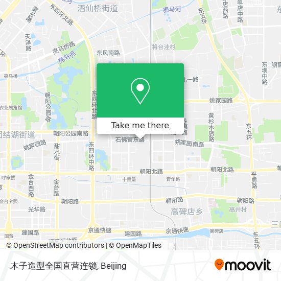 木子造型全国直营连锁 map