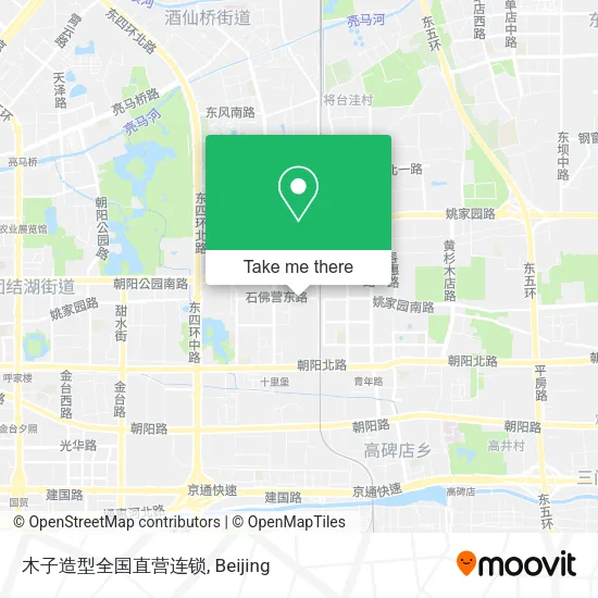 木子造型全国直营连锁 map