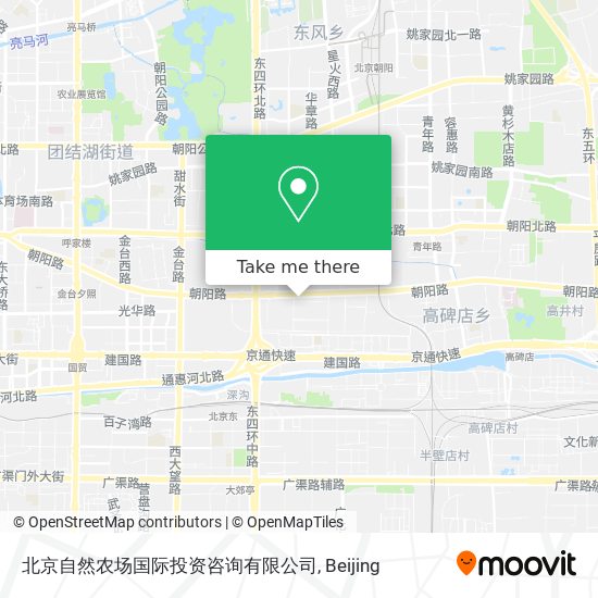 北京自然农场国际投资咨询有限公司 map