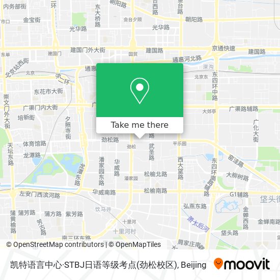 凯特语言中心·STBJ日语等级考点(劲松校区) map