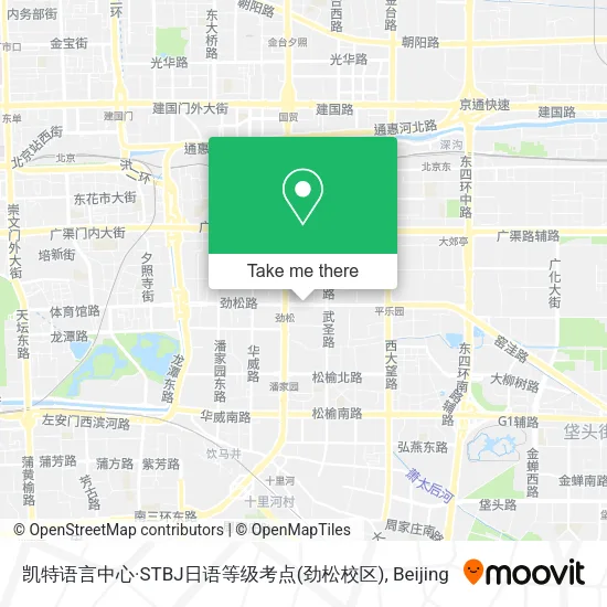 凯特语言中心·STBJ日语等级考点(劲松校区) map