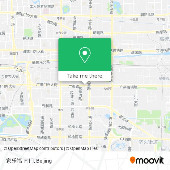 家乐福-南门 map