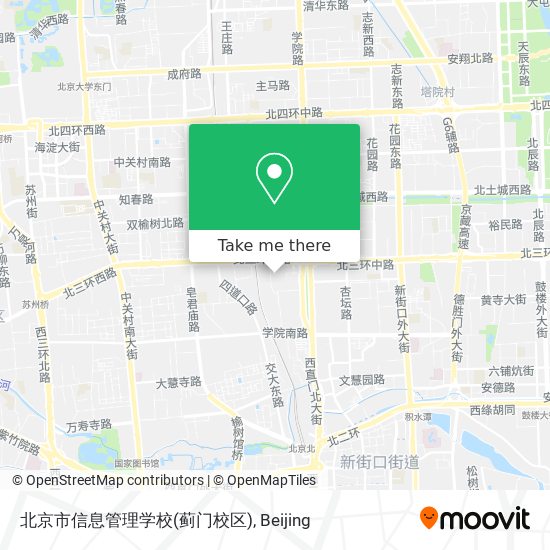 北京市信息管理学校(蓟门校区) map