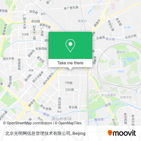 北京光明网信息管理技术有限公司 map