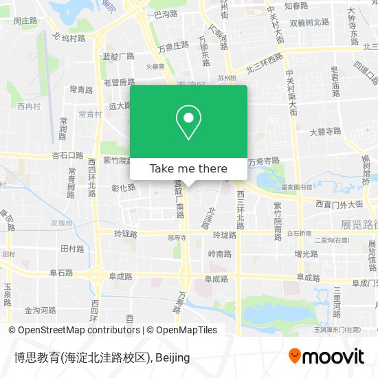 博思教育(海淀北洼路校区) map