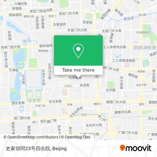 史家胡同23号四合院 map