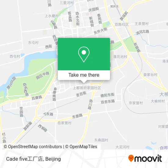Cade five工厂店 map