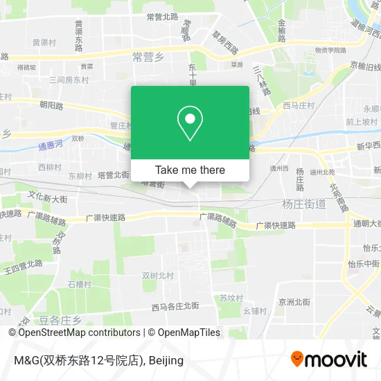 M&G(双桥东路12号院店) map
