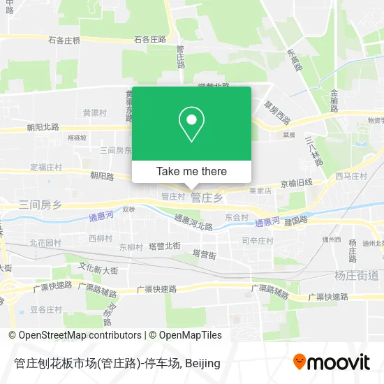 管庄刨花板市场(管庄路)-停车场 map
