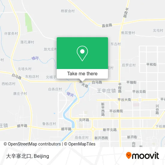 大辛寨北口 map