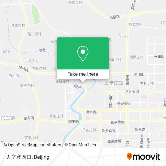大辛寨西口 map