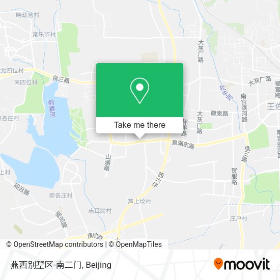燕西别墅区-南二门 map