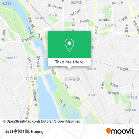 新月家园1期 map