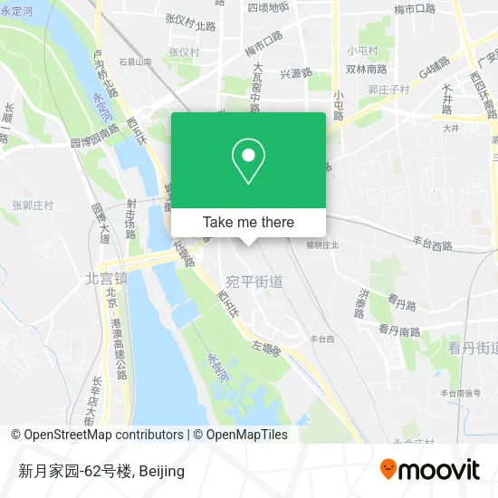 新月家园-62号楼 map