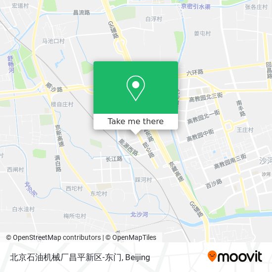 北京石油机械厂昌平新区-东门 map