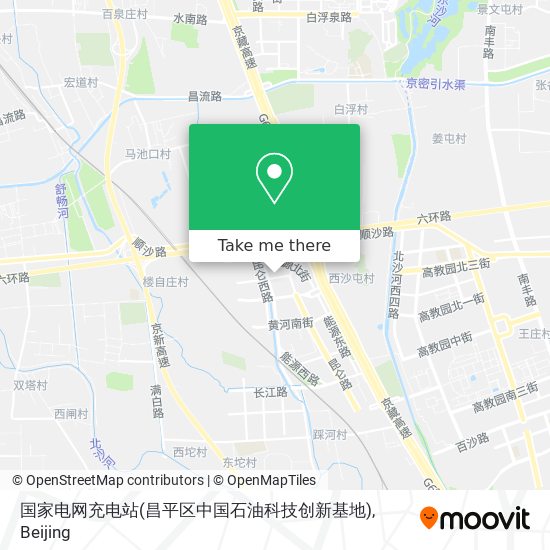 国家电网充电站(昌平区中国石油科技创新基地) map