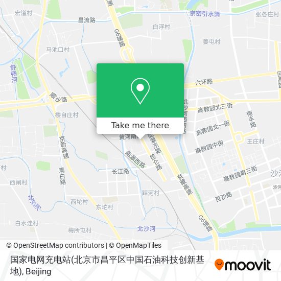 国家电网充电站(北京市昌平区中国石油科技创新基地) map
