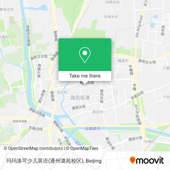 玛玛洛可少儿英语(通州潞苑校区) map