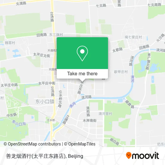 善龙烟酒行(太平庄东路店) map