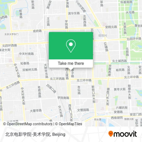北京电影学院-美术学院 map