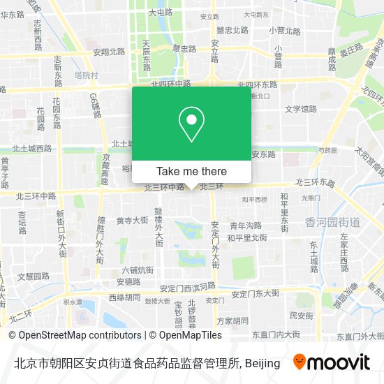北京市朝阳区安贞街道食品药品监督管理所 map