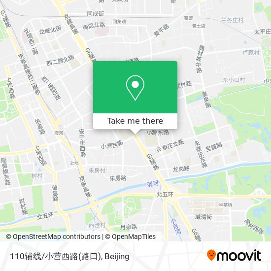 110辅线/小营西路(路口) map