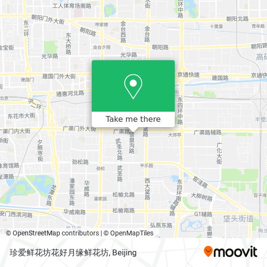 珍爱鲜花坊花好月缘鲜花坊 map