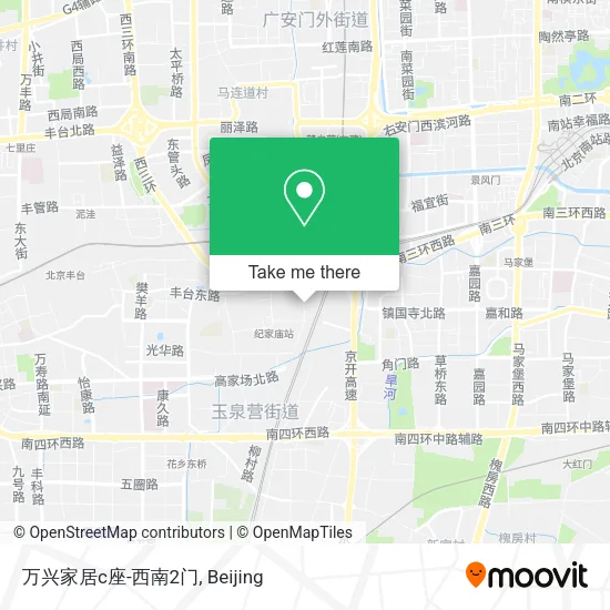 万兴家居c座-西南2门 map