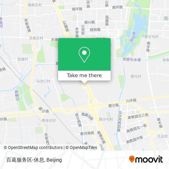 百葛服务区-休息 map