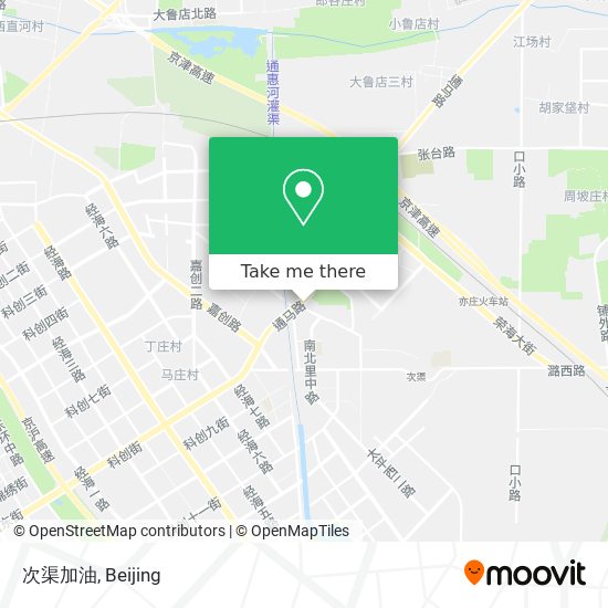 次渠加油 map