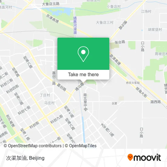 次渠加油 map