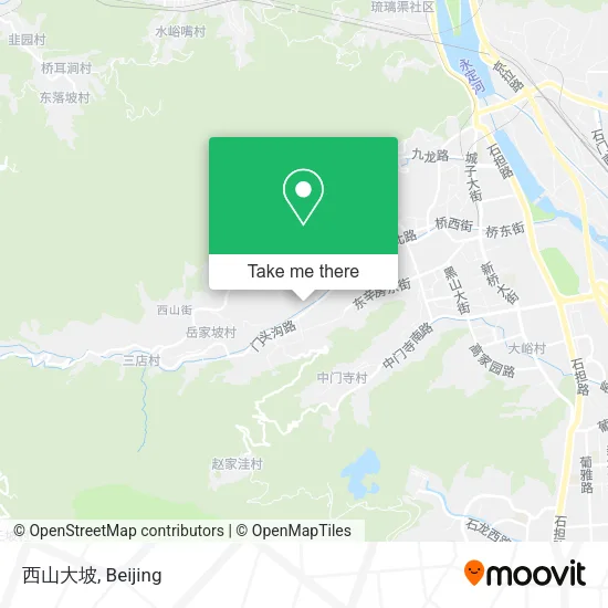 西山大坡 map