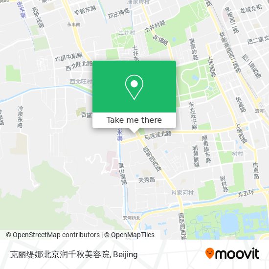 克丽缇娜北京润千秋美容院 map