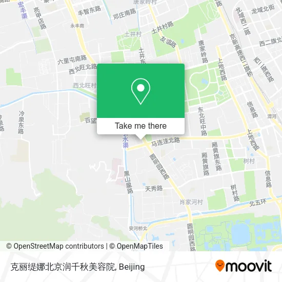 克丽缇娜北京润千秋美容院 map