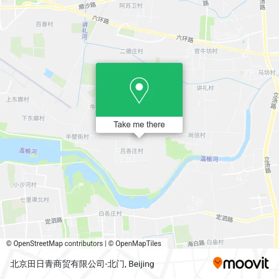 北京田日青商贸有限公司-北门 map