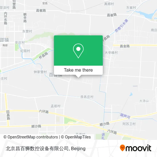 北京昌百狮数控设备有限公司 map