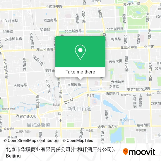 北京市华联商业有限责任公司(仁和轩酒店分公司) map