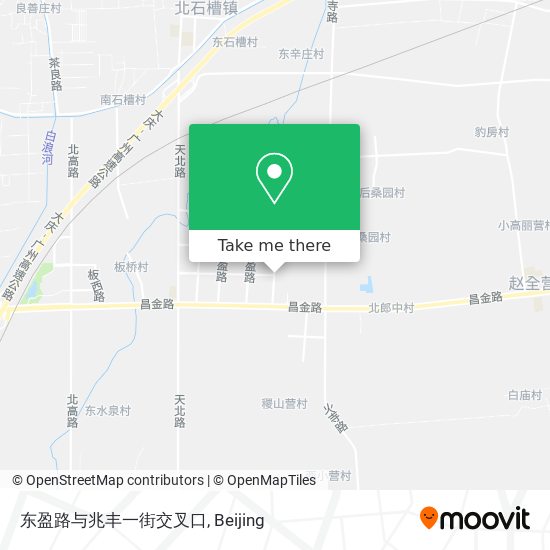东盈路与兆丰一街交叉口 map