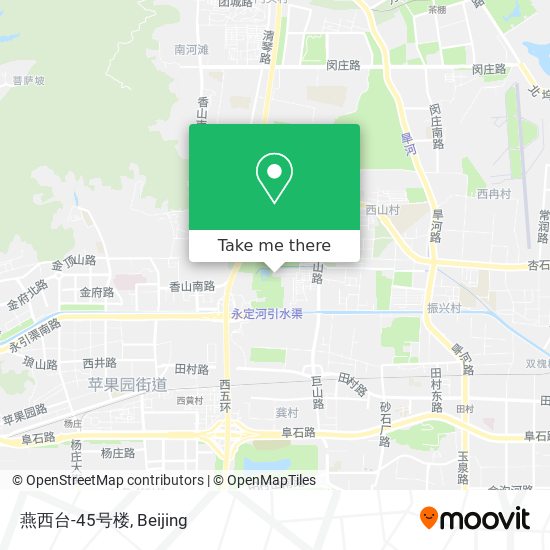燕西台-45号楼 map
