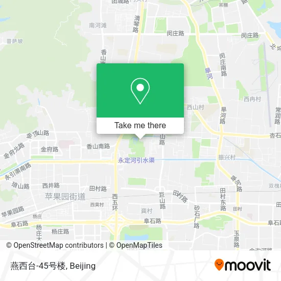 燕西台-45号楼 map