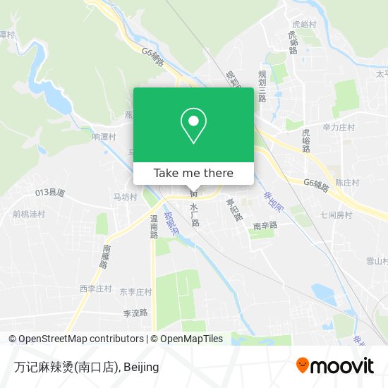 万记麻辣烫(南口店) map