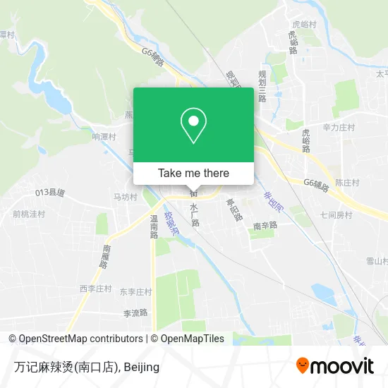 万记麻辣烫(南口店) map