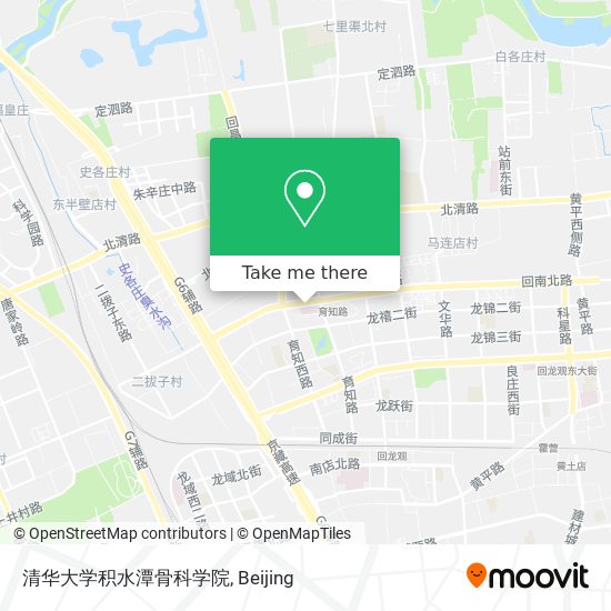 清华大学积水潭骨科学院 map