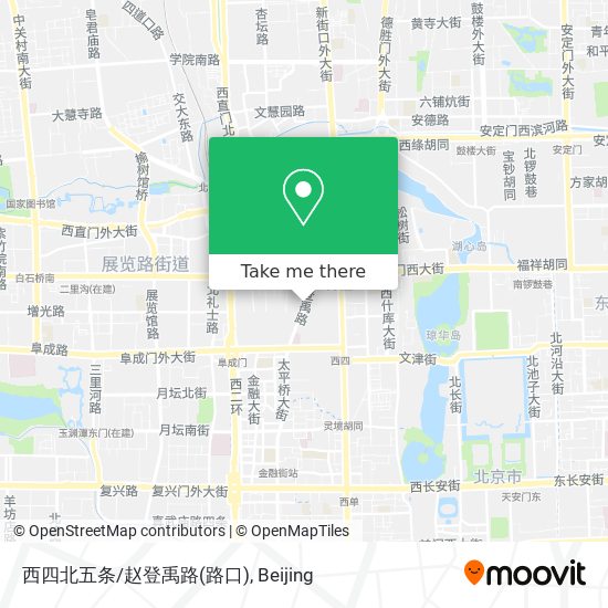 西四北五条/赵登禹路(路口) map